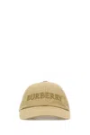 Burberry Embroidered Cotton-twill Baseball Cap In Beige O Tan