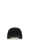 Burberry Women Black Polyester Blend Baseball Cap In Black