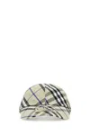 Burberry Check Adjustable Twill Baseball Cap In Lichen
