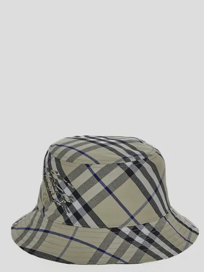 Burberry Vintage Check Bucket Hat In Nude