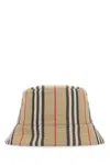 Burberry Reversible Icon Stripe Cotton Bucket Hat In Multicolor