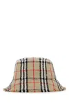 Burberry Vintage Check Boucle Wool-blend Bucket Hat In Multicolor