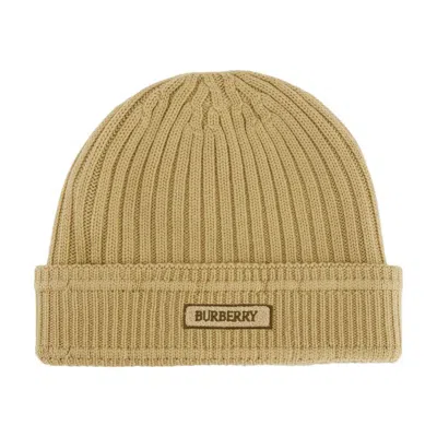 Burberry Haw Beanie In Yellow