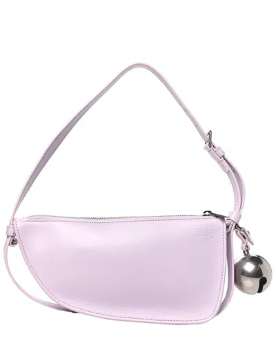 Burberry Haze Calfskin Leather Mini Shield Sling Bag (authentic Pre-loved) In Purple