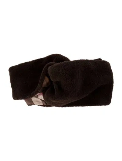 Pre-owned Burberry Headband W/tags In Brown