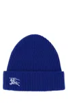 Burberry Electric Blue Cashmere Beanie Hat