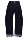 Burberry Japanese Denim Baggy Jeans In