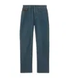 Burberry Heavyweight Mid-rise Straight Jeans In Blue