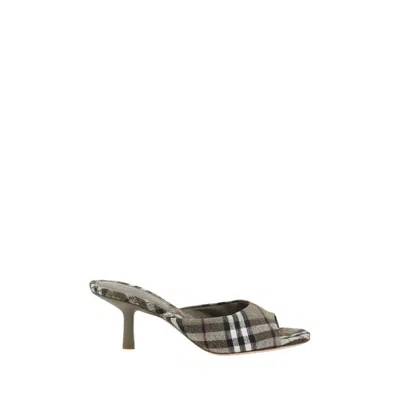 BURBERRY HEELED SANDALS