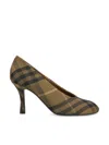 Burberry Baby Check Knit Pump In Furrow Ip Check