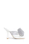 Burberry Woman Thong Sandal White Size 7 Textile Fibers In White