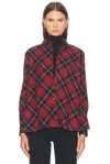 Burberry Relaxed Fit Check Cotton Flannel Shirt In Red