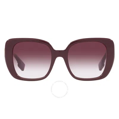 Burberry Woman Sunglasses Be4371 Helena In Violet Gradient