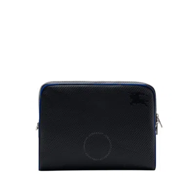 Burberry Heritage Ekd Calf Leather Wallet In Black