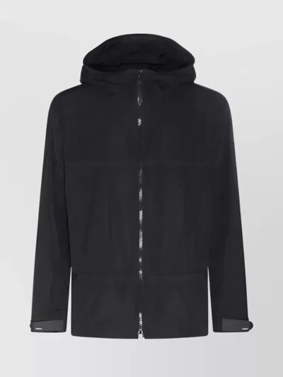 Burberry Lightweight Hooded Jacket In Black