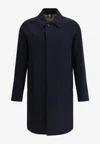 Burberry Camden Coat In Blue