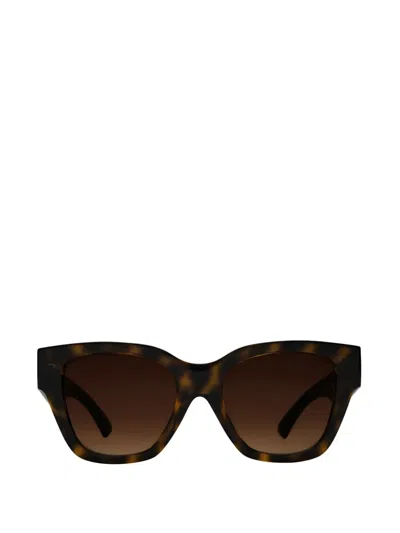 Burberry Heritage Square Sunglasses In Brown