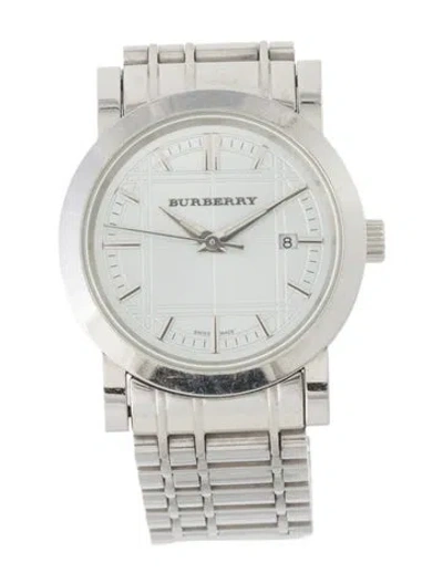 Pre-owned Burberry Heritage Watch, 28mm In Multicolor
