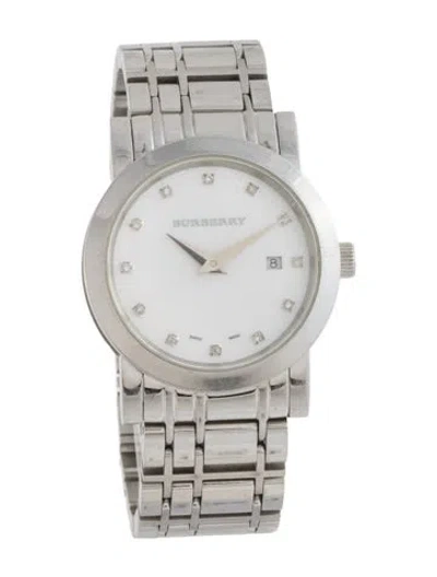 Pre-owned Burberry Heritage Watch, 28mm In Multicolor