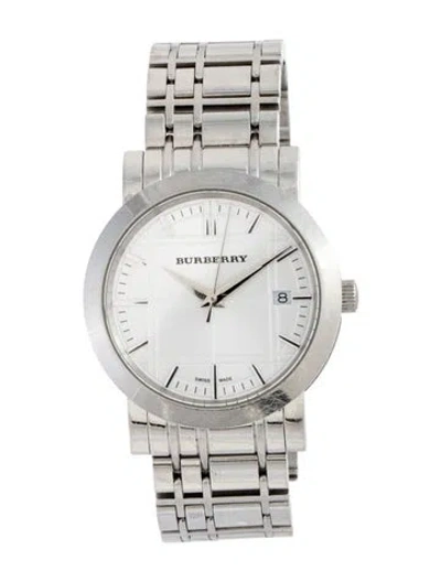Pre-owned Burberry Heritage Watch, 38mm In Multicolor