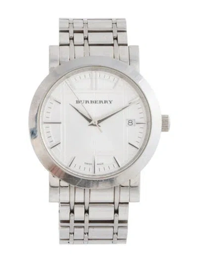 Pre-owned Burberry Heritage Watch, 38mm In Multicolor