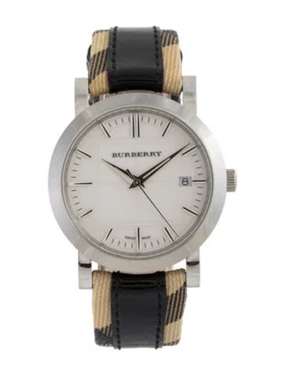 Pre-owned Burberry Heritage Watch In Multicolor