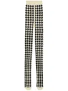 Burberry Houndstooth Pattern Jacquard Tights In Calico/black