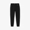 Burberry Herringbone Stretch Cotton Jodhpurs In Multi