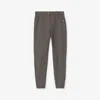 Burberry Stretch Cotton Herringbone Jodhpurs In Gray