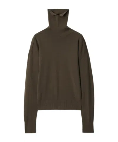 BURBERRY BURBERRY EQUESTRIAN KNIGHT MOTIF ROLL-NECK JUMPER