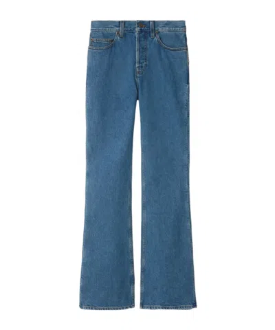 BURBERRY BURBERRY HIGH WAIST BOOTCUT JEANS