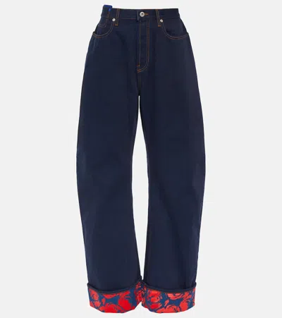 Burberry Japanese Denim Curved Leg Jeans In 10 Words In Blue