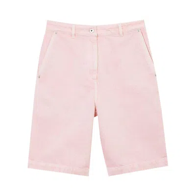 Pre-owned Burberry High Waist Bermuda Shorts 'pink' | Women's Size 6