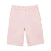 Burberry High-waist Denim Shorts In Pink
