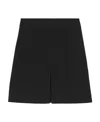 Burberry High-waisted A-line Skirt In Black