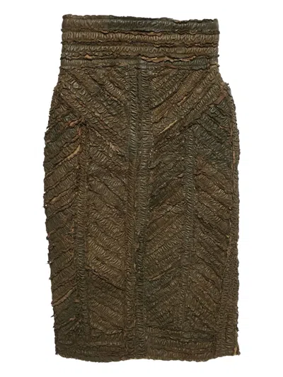 Pre-owned Burberry High-waisted Skirt