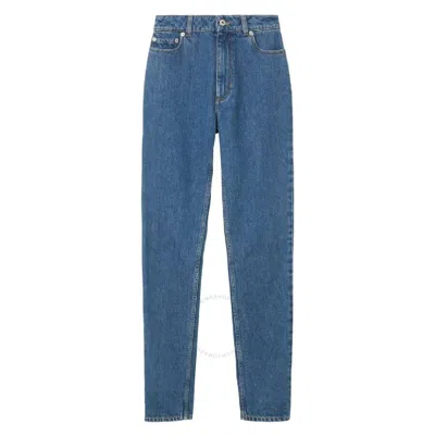 BURBERRY BURBERRY HIGH WAISTED SLIM-FIT DENIM JEANS