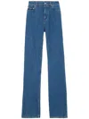 Burberry Denim Bootcut Jeans In Blue