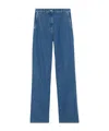 Burberry Denim Bootcut Jeans In Blue