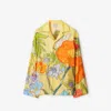 Burberry Highgrove Cascading Flowers Silk Pyjama Shirt