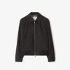 Burberry Harrington Spread Collar Shirt Jacket In Brown