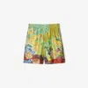 Burberry Highgrove Fountain Silk Shorts