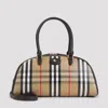 Burberry Beige Highlands Duffle Bag In Multi