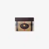 Burberry Highlands Check Jacquard Leather Card Case In Multi