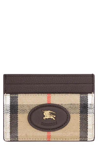 Burberry Highlands Card Holder In Brown