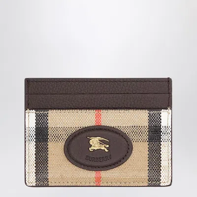 Burberry Highlands Card Holder In Brown
