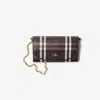 Burberry Highlands Chain Strap Wallet​ In Brown
