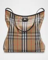 Burberry Highlands Coated Canvas Shoulder Bag