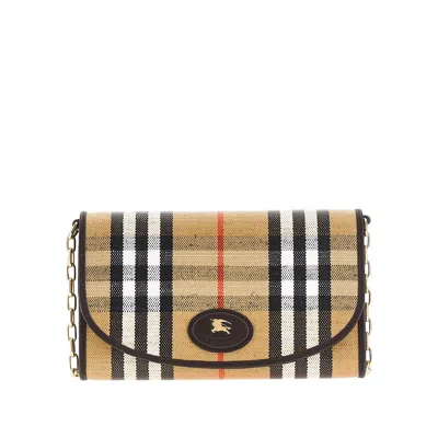 BURBERRY 'HIGHLANDS' CLUTCH-WALLET WITH CHAIN
