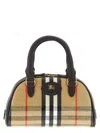Burberry Mini Highlands Bowling Handbag And Handles
